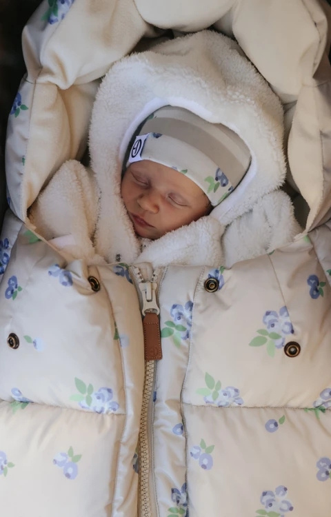 Śpiworek do wózka dziecięcego Blueberry Bliss ELODIE
