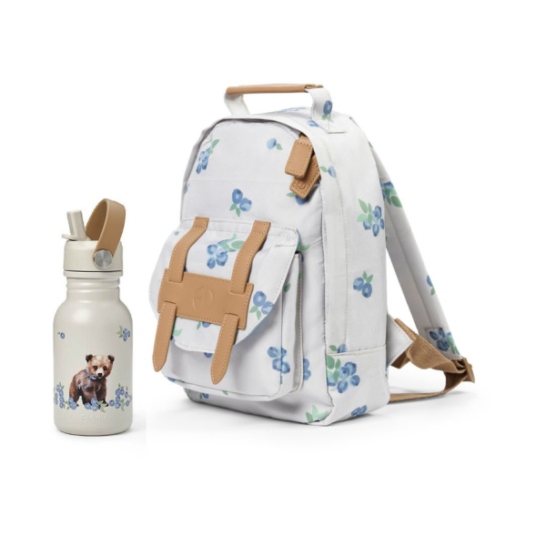 ZESTAW: Plecak BackPack MINI Blueberry Bliss + Butelka na wodę - Blueberry Bliss Billy
