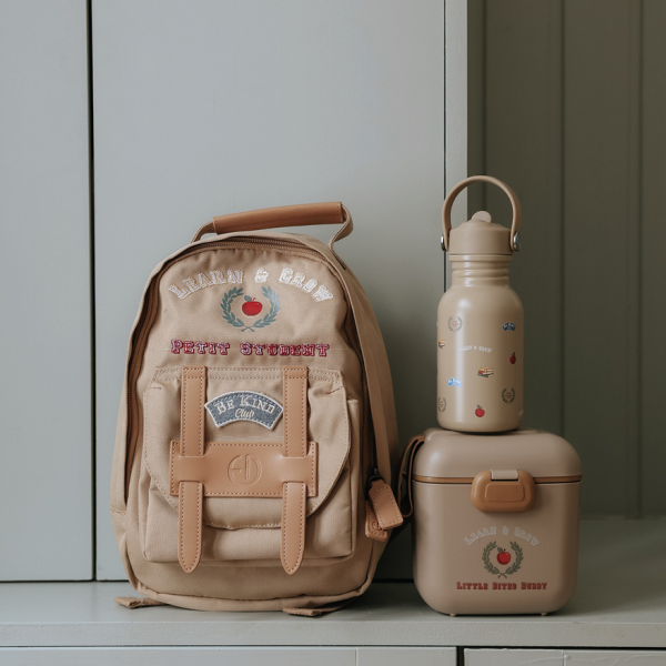 ZESTAW: Plecak BackPack MINI + Butelka na wodę + Lunchbox - Learn & Grow