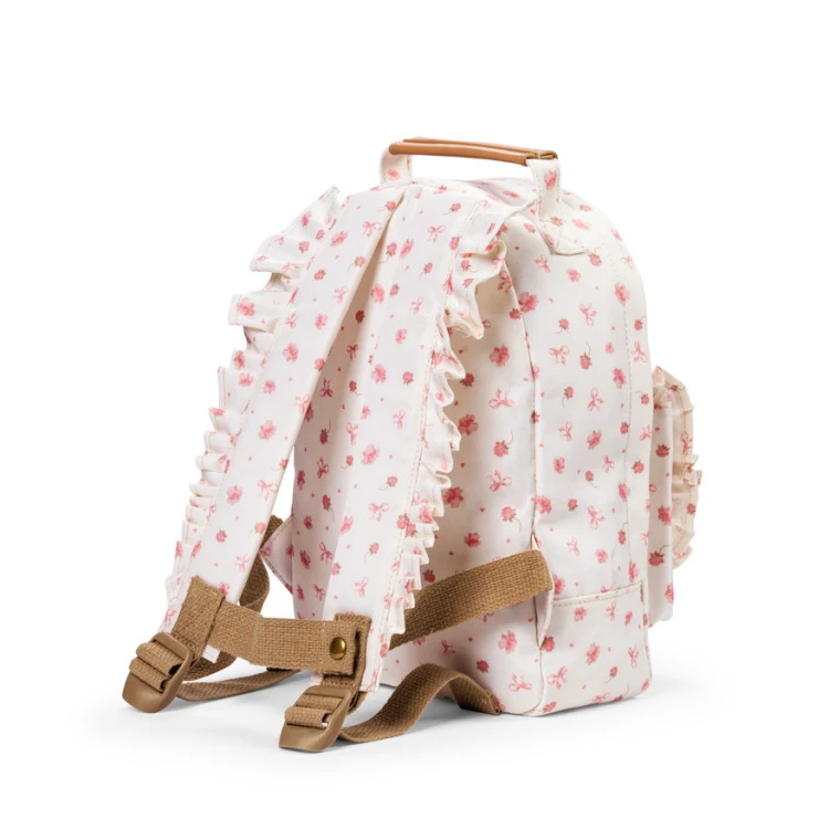ZESTAW SZKOLNY Plecak BackPack MINI Petit River Rose + Butelka na wodę + Lunchbox - Rosy Bow Leo