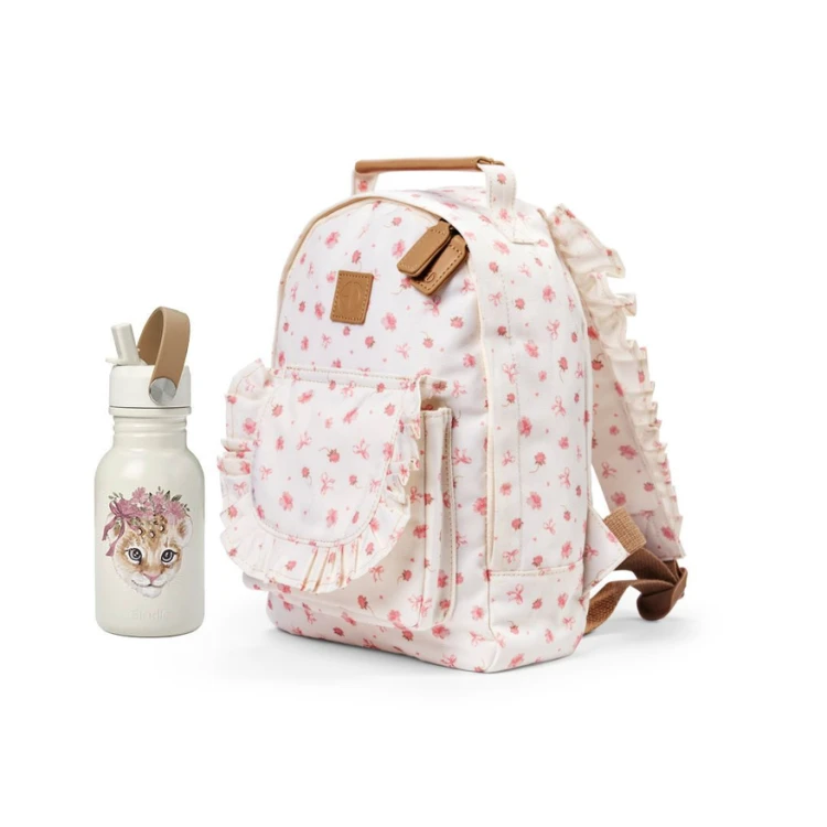 ZESTAW: Plecak BackPack MINI Petit River Rose + Butelka na wodę Rosy Bow Leo