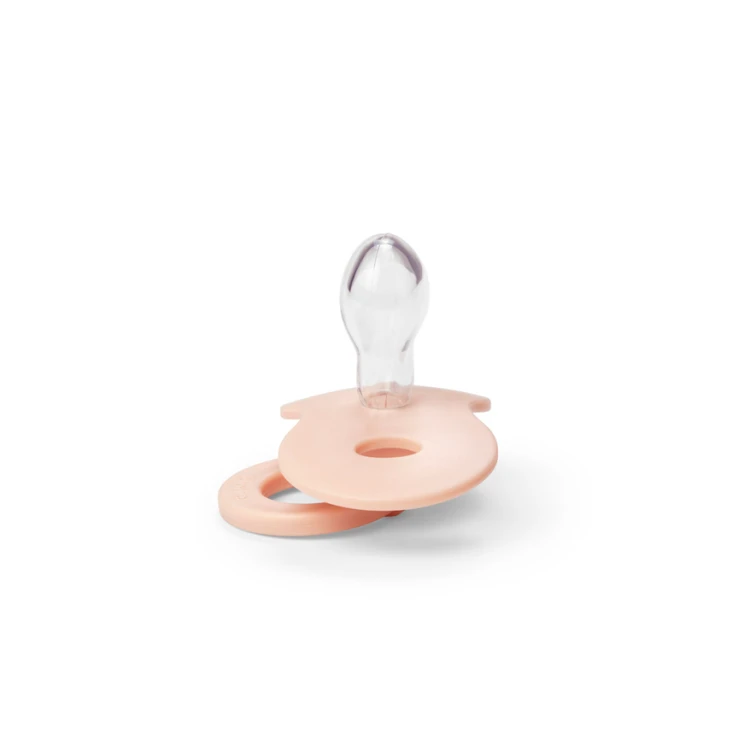 Smoczek silikonowy 0-6 m Binky Bundle - Petit River Rose - 2 sztuki ELODIE