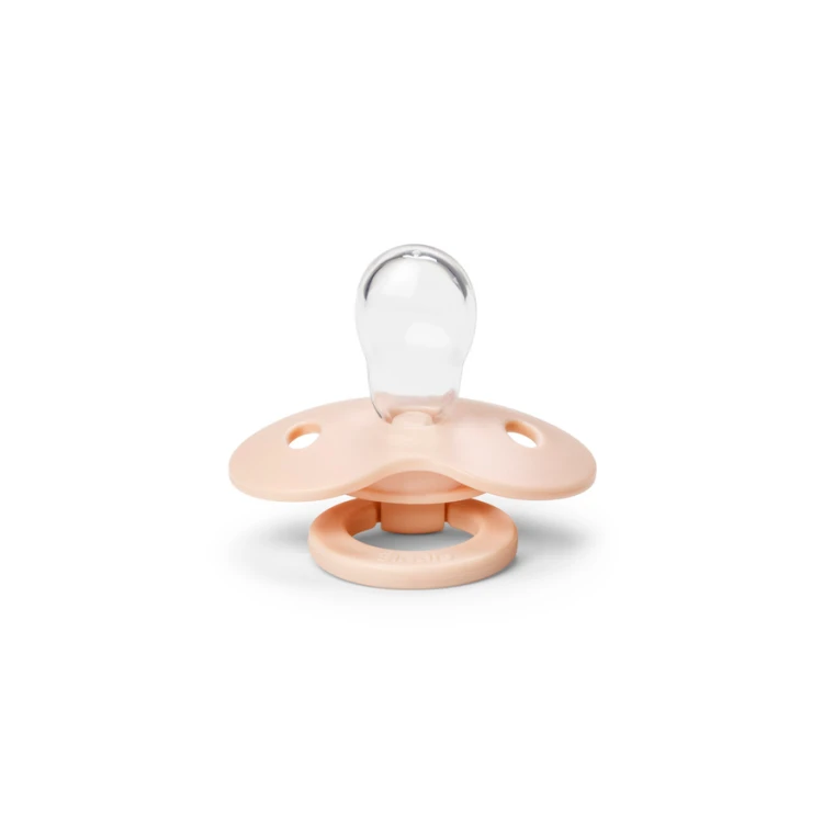 Smoczek silikonowy 0-6 m Binky Bundle - Petit River Rose - 2 sztuki ELODIE