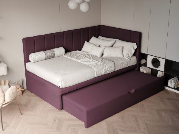 Prezentowane łóżko wykonane jest w tkaninie RIVIERA 69
