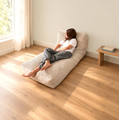 Pufa i materac podłogowy Shappy Futon Bean Bag Corduroy