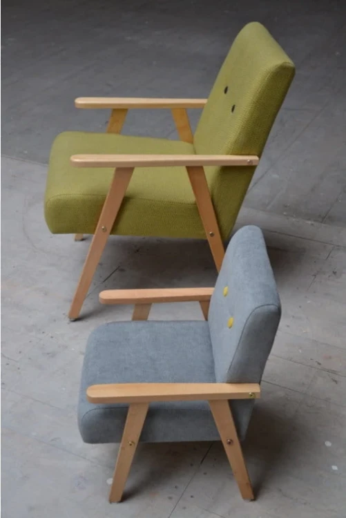 Fotel dla dzieci jodełka lemon MODELINA