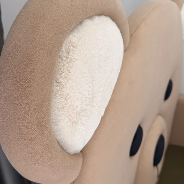 Tapicerowane łóżko Miś TEDDY MINI 80x160 do pokoju dziecka