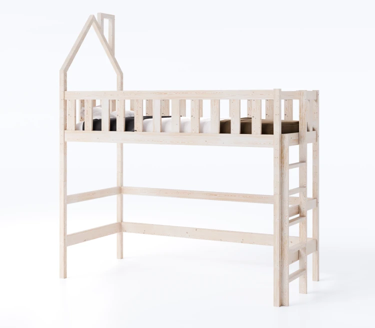 Łóżko Antresola Domek 1 Osobowa Flow Plus