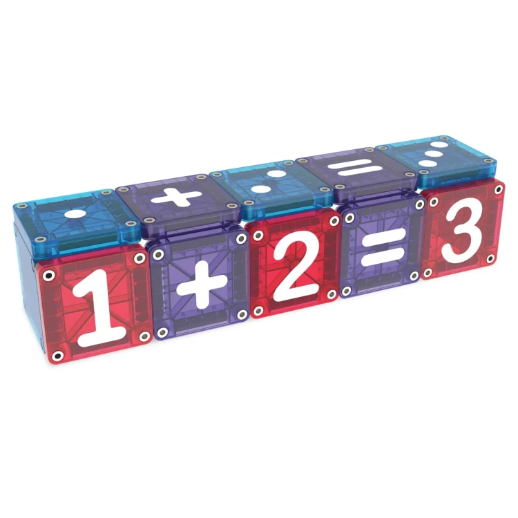 MAGNA-TILES microMAGS LEARN Numbers magnetyczne płytki do nauki cyfr liczenia i matematyki
