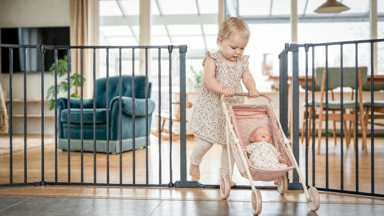 BabyDan - bramka ochronna Flex StepFree XXL czarna