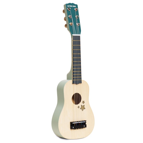 Drewniana gitara dla dzieci Le Toy Van z 6 kolorowymi strunami FSC® 3+