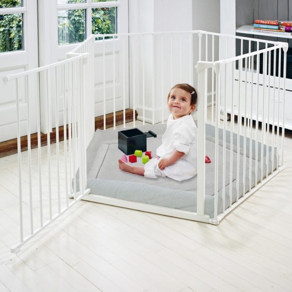 Kojec dla dziecka z materacem Baby Dan Park A Kid biały