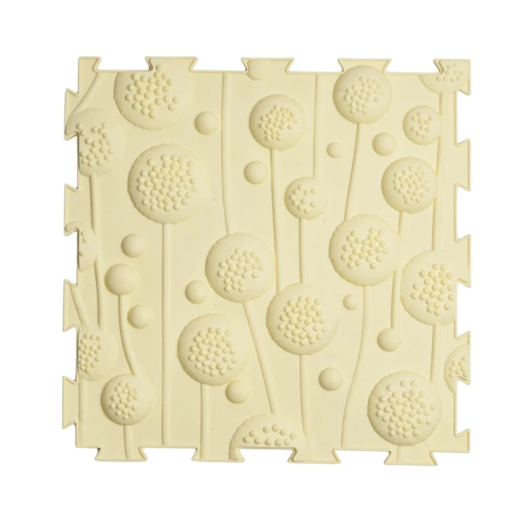 Sense2Play Ścieżka sensoryczna Nature zestaw 6 mat 30 × 30 cm o różnych fakturach w kolorach ziemi
