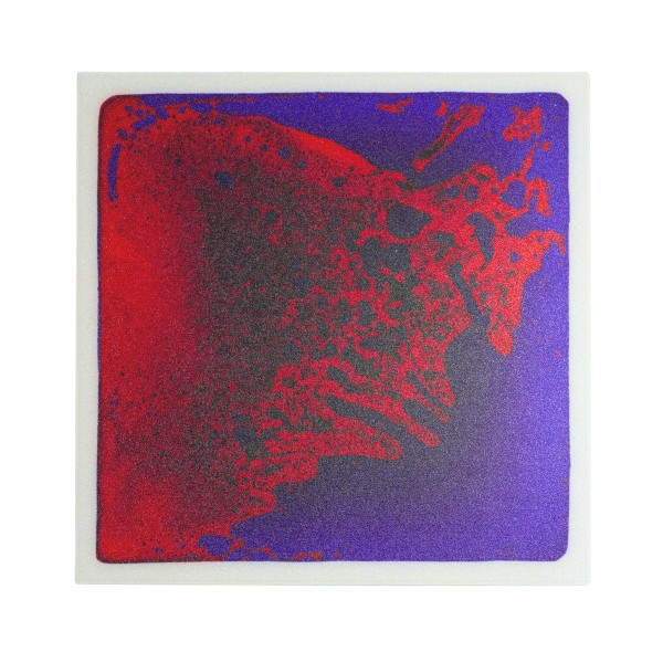 Sense2Play Blue/Red płytka sensoryczna 30 × 30 cm z niebiesko-czerwonym płynem