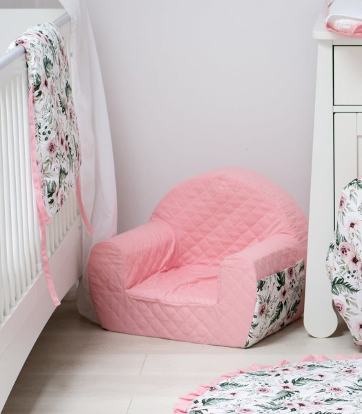 Fotel dziecięcy Peonia miękkie siedzisko dla malucha
