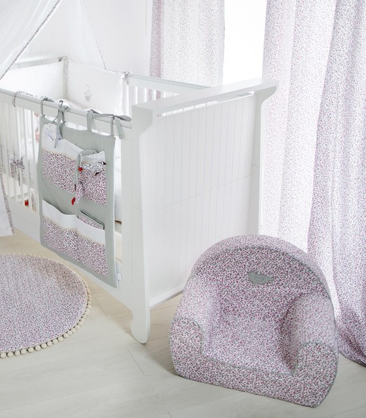 Fotel dziecięcy Ptaszki miękkie siedzisko dla malucha