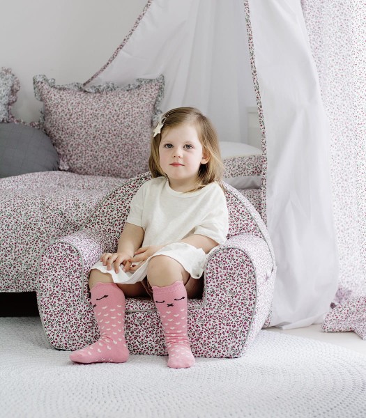 Fotel dziecięcy Ptaszki miękkie siedzisko dla malucha