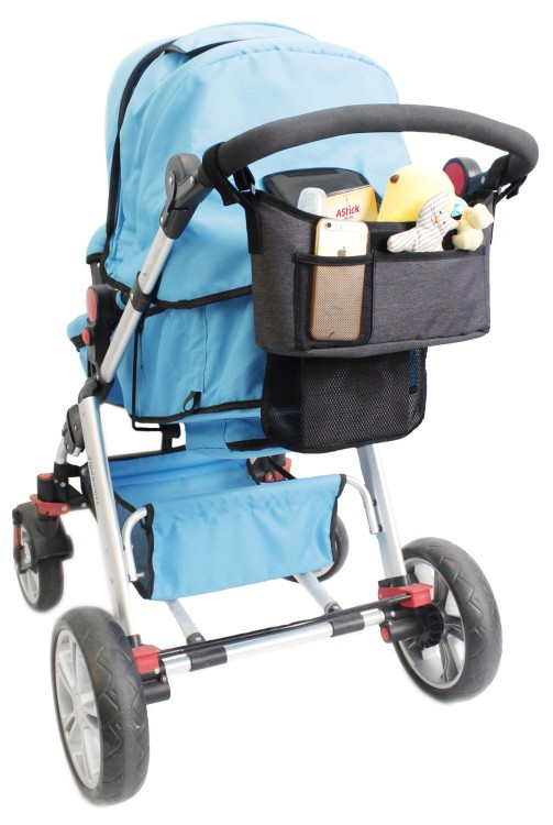 Organizer do wózka Baby Dan szary melanż