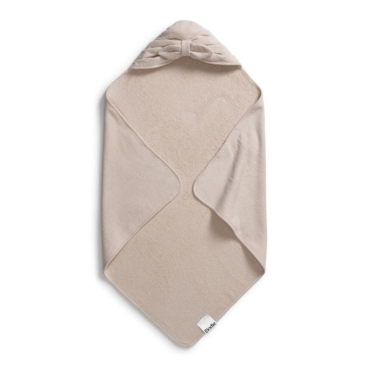 Elodie Details Ręcznik Powder Pink Bow z kapturkiem i kokardką