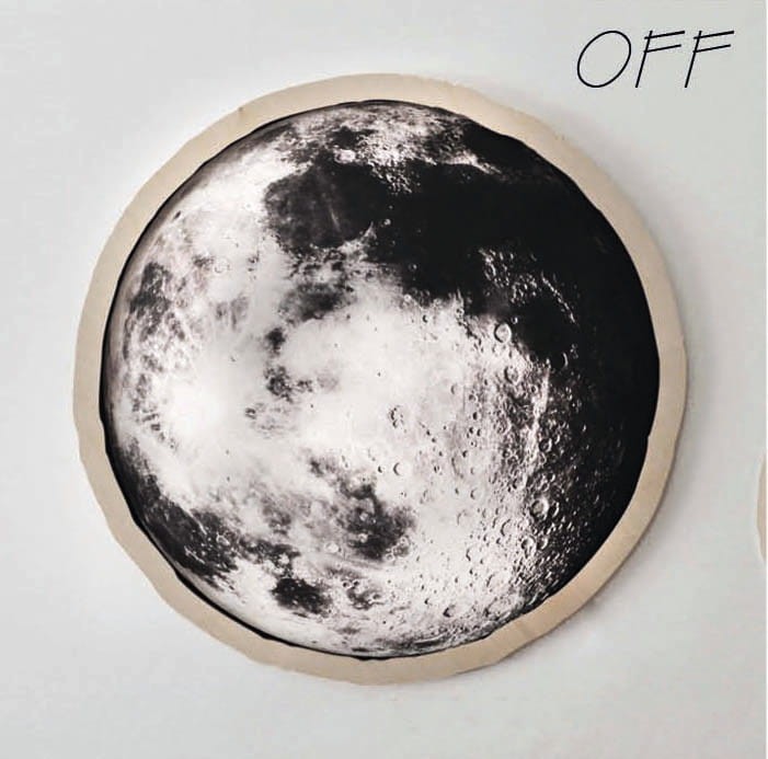 Drewniana lampka Led dla dzieci Księżyc