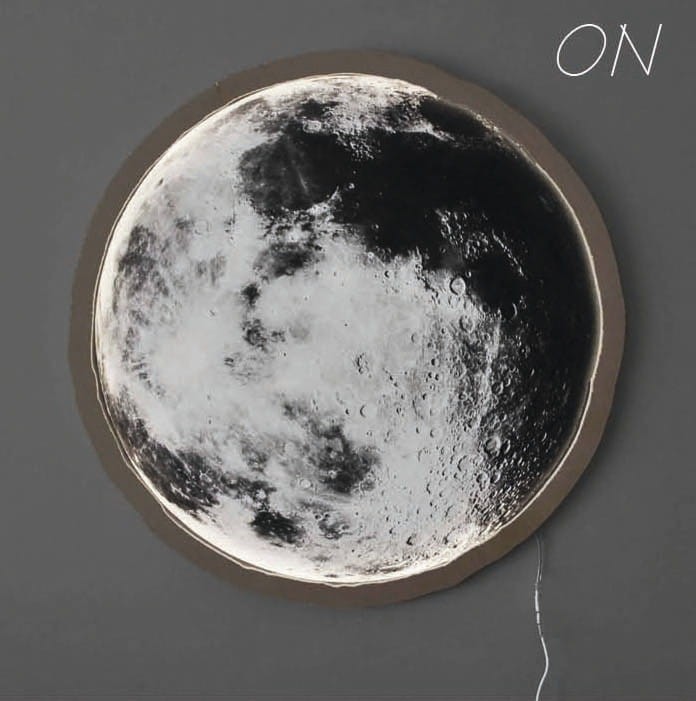 Drewniana lampka Led dla dzieci Księżyc