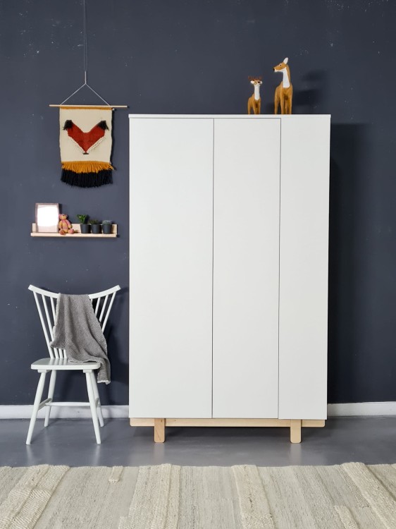 Szafa dla dzieci Basic Złamana Biel