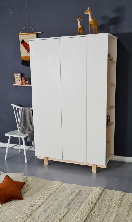 Szafa dla dzieci Basic Złamana Biel