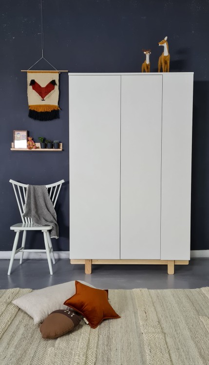 Szafa dla dzieci Basic Złamana Biel