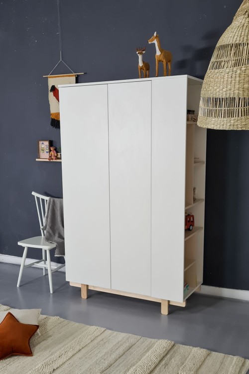 Szafa dla dzieci Basic Złamana Biel