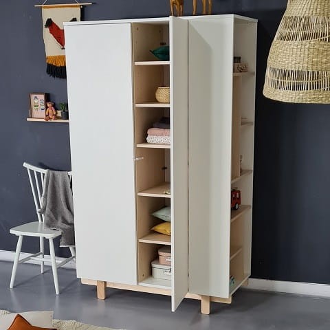 Szafa dla dzieci Basic Złamana Biel