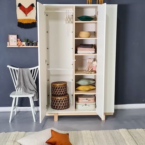 Szafa dla dzieci Basic Złamana Biel