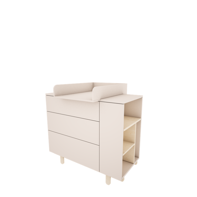 Komoda dla dzieci Basic Kaszmir, komoda z przewijakiem