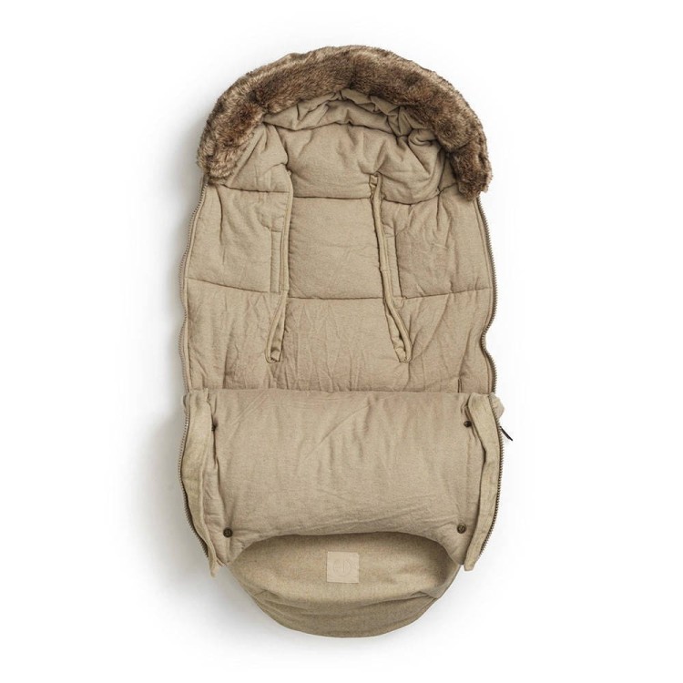 Śpiworek do wózka Elodie Details Pure Khaki – widok z przodu