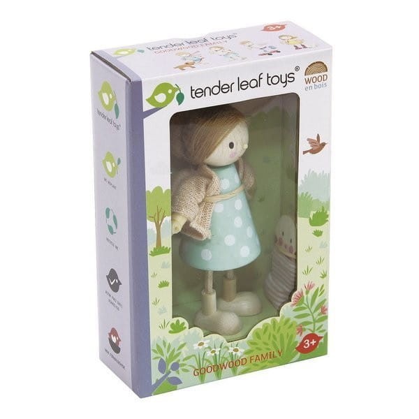 Laleczka Pani Goodwood z dzieckiem, Tender Leaf Toys