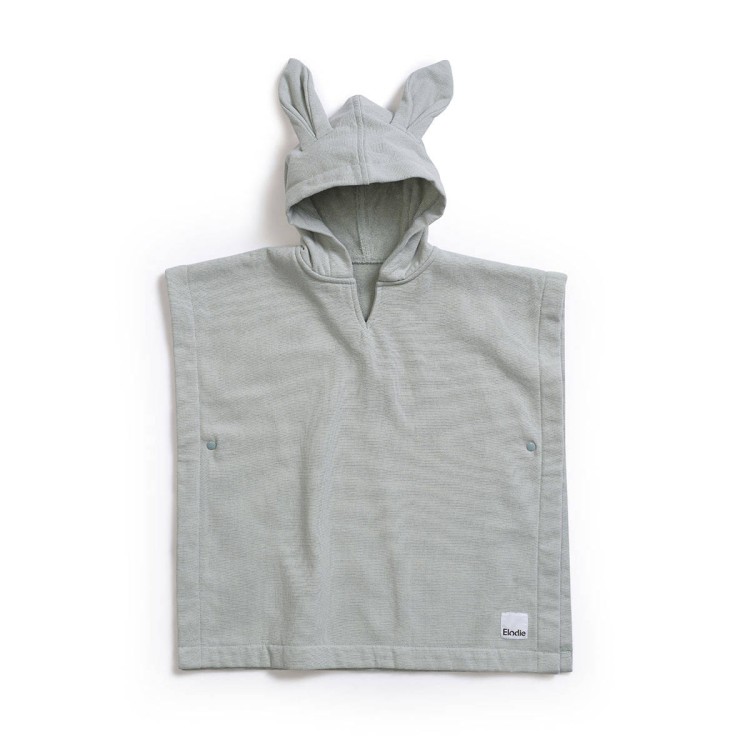 Elodie Details Poncho kąpielowe Mineral Green z kapturem